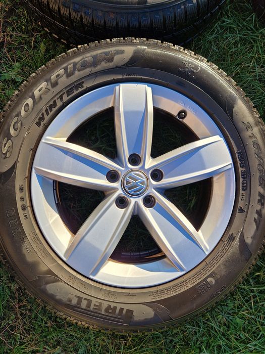 Roți iarnă, jante Al Vw Tiguan "Corvara ", R17, cauciucuri 215 65 17