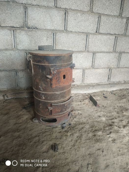 буржуйка военный печь чугунный