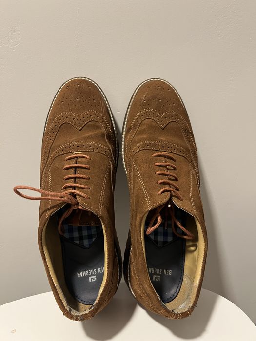 Официални обувки (Ben Sherman) кафяв велур 42