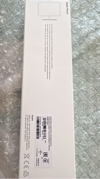 Стилус Apple Pencil 2nd Generation белый