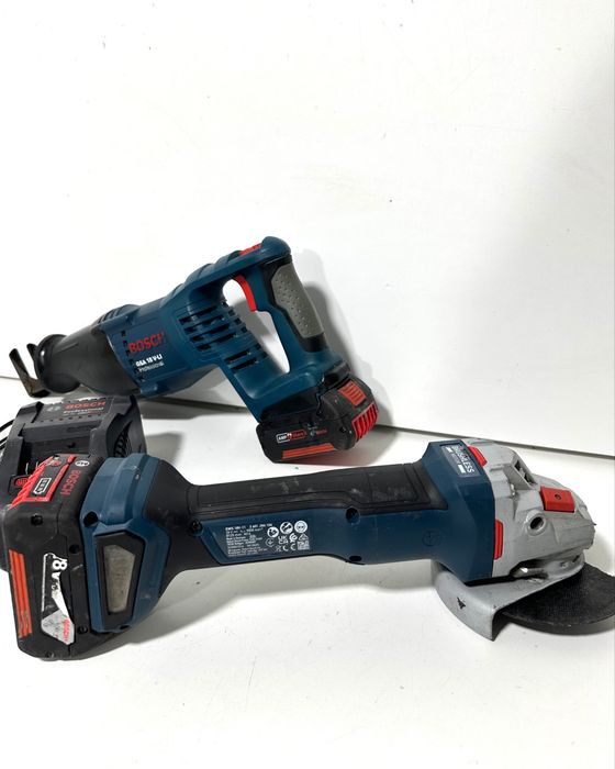 Set Bosch profesional Fierastrau Vulpe GSA 18V-Li/flex GWS 18V-11