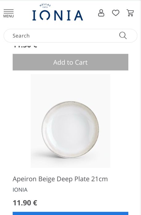 Set dinner pentru 6 persoana Ionia