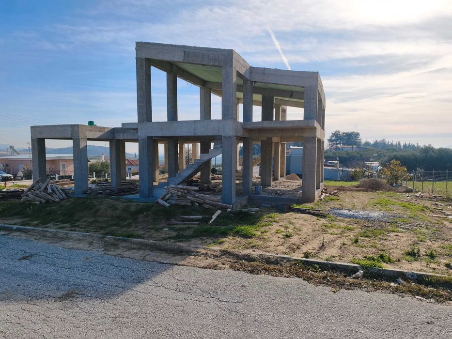 Продава нова 2 ет сграда 116м2 с вълшебна гледка море в Офринио,Гърция