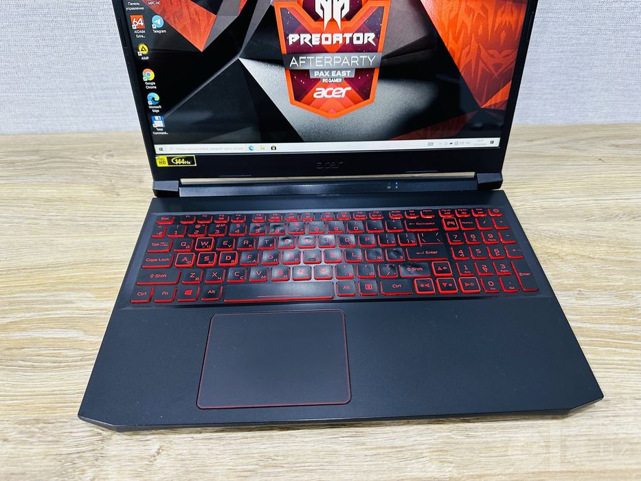 ACER Nitro Core i5-10Gen+RTX3050Ti Мощный, Игровой ноутбук для IT