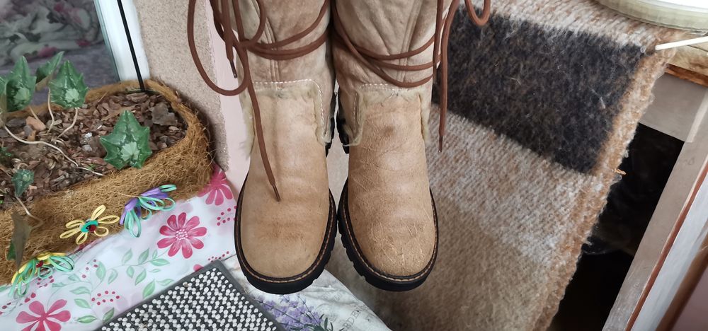 Ботуши Marc 36 н. Естествена кожа, велур