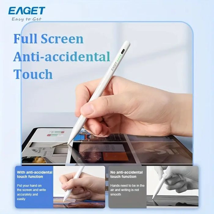 Емкостная ручка EAGET для iPad - магнитное крепление, сверхтонкий