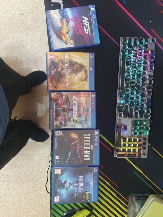 Диски с играми на Sony playstation 4