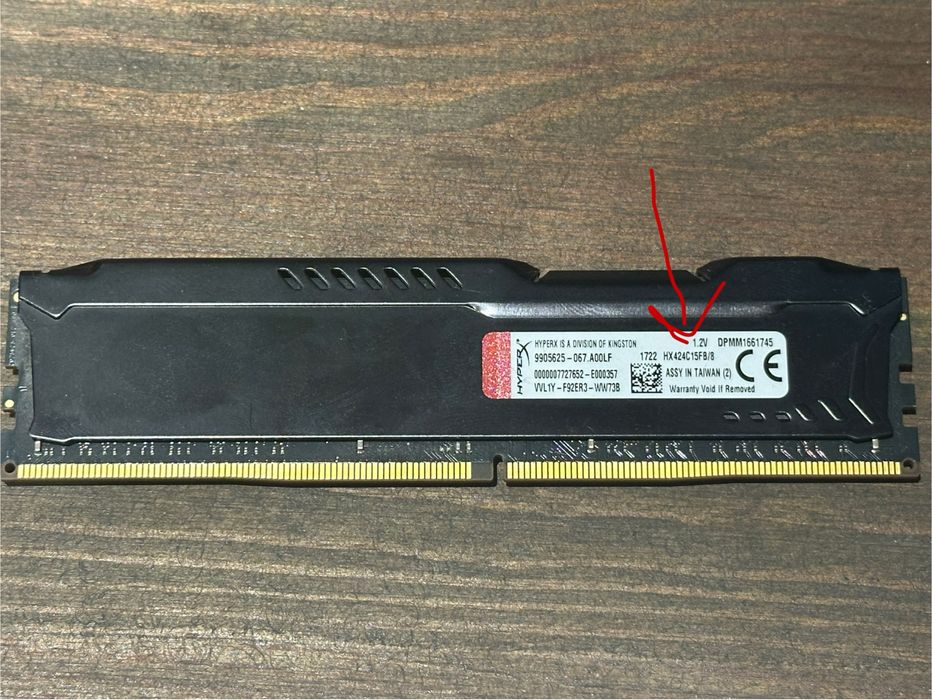 Ram DDR4 8gb 2400mhz fury hyperx kingston