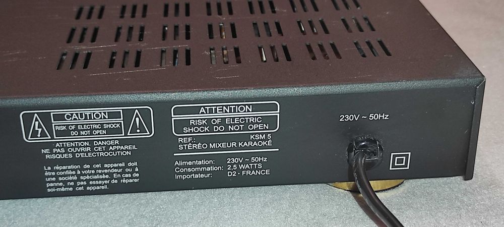 MIXER de karaoke stereo hi-fi model ksm 5