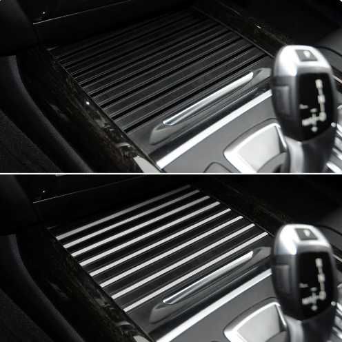 Щора BMW F15 черно, хром пепелник държач ф15 бмв поставка чаша нови