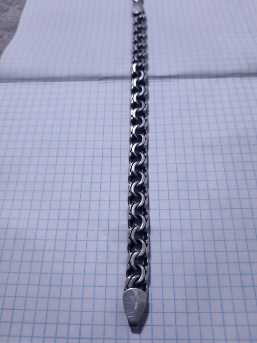 Мужской браслет серебро 925