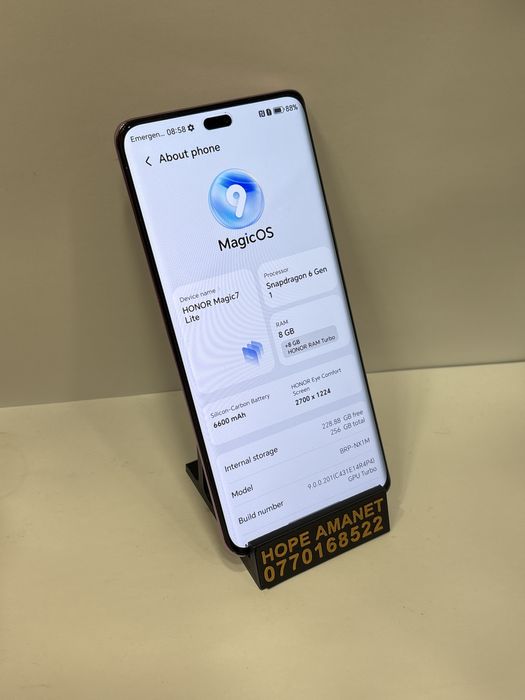 Hope Amanet P1/ Honor Magic 7 Lite Roz 256 GB 8 GB RAM #37541