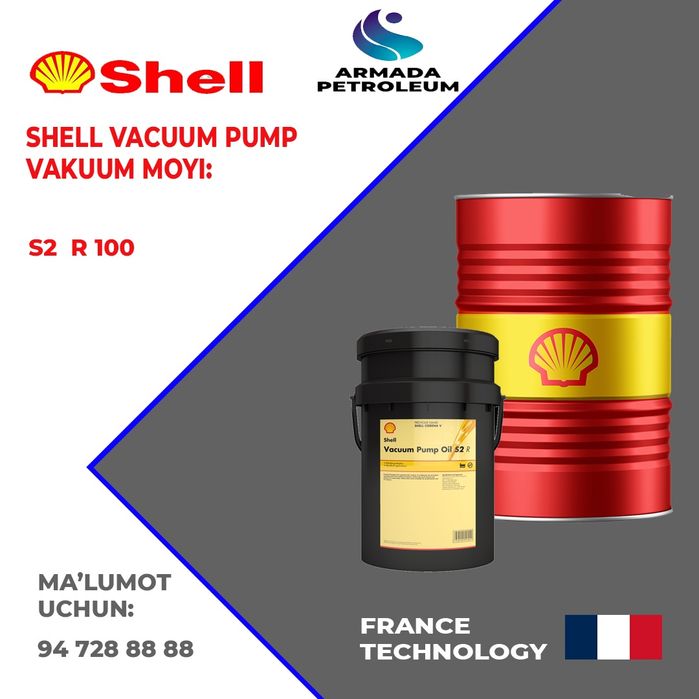 Shell vacuum pump s2 r100