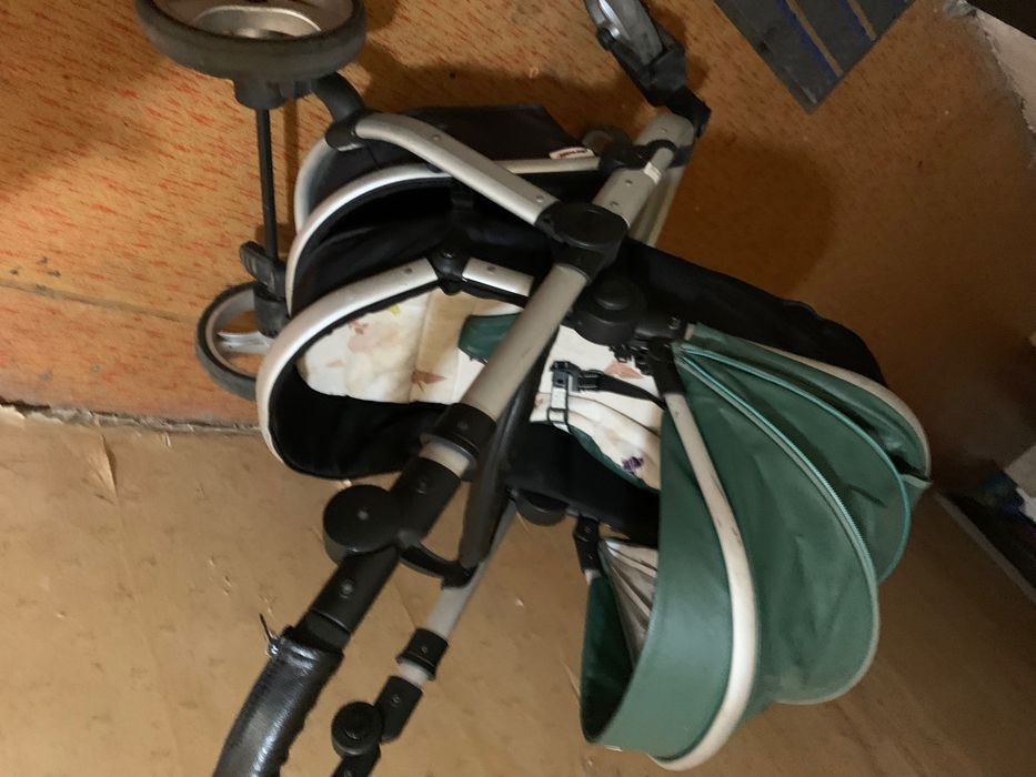 3 в1 Използвана бебешка количка за момче