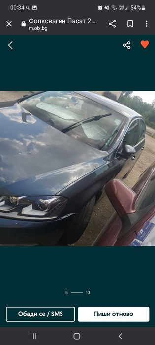 VW passat B7  2.0tdi 2014г