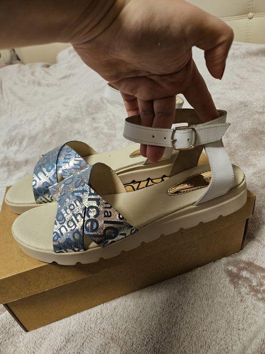 Sandale cadenzza 39 piele noi