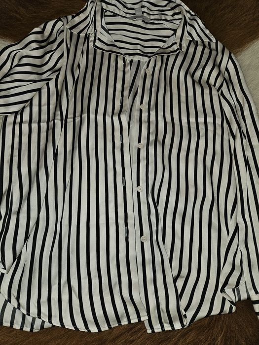 Vand camasa lucioasa cu dungi M H&M