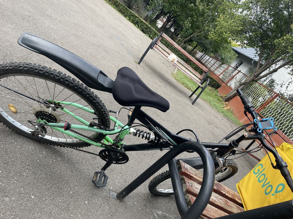 Bicicleta+suport telefon+acoperire sa+incuietoare