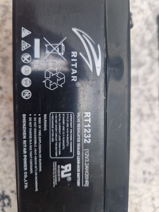 Аккумулятор RITAR RT1232 12V 3.2Ah (б/у, рабочий)