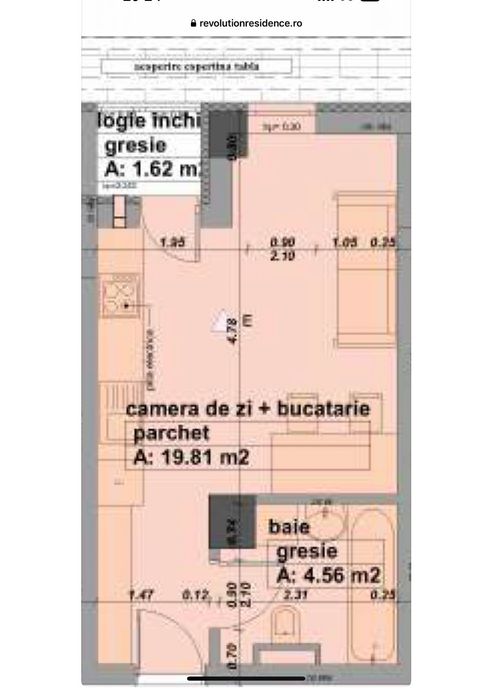 Garsonieră Bloc nou Vasile alexandri parcare inclusa