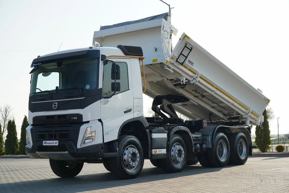Volvo FMX 460 / 8x4 / BASCULATOR CU 2 LATE / HYDRODOX / BORDMATIC / HARDOX / ANVELOPE NOI / 2021 / MODEL NOU