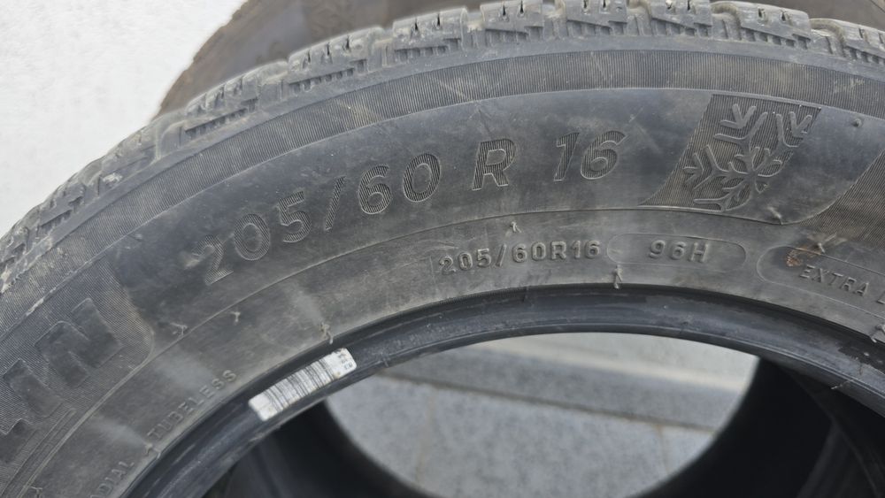 Set 4 cauciucuri iarna Michelin alpin 6,205 60 16,stare foarte bună