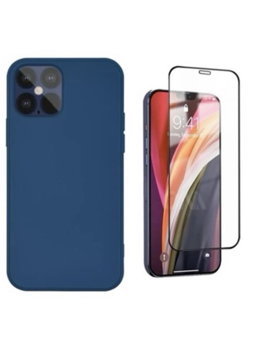 Iphone 12/13 PRO/MAX/MINI Husa Safe Guard Catifea si Folie Sticla 21D