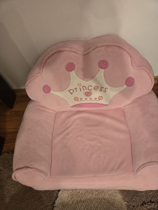 2 fotolii copii bleu si roz