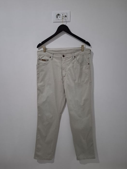 Pantaloni chino regular fit Wrangler pentru bărbați, mărime W34 L34 - L, bumbac