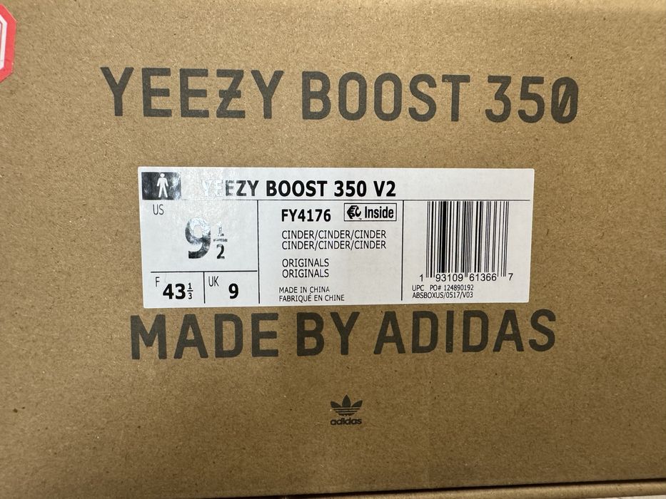 Yeezy 350 v2 Cinder Reflective Pk Premium