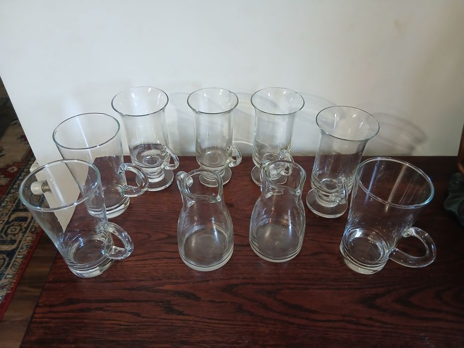 Vand 9  pahare vintage anii 80 stare  perfecta