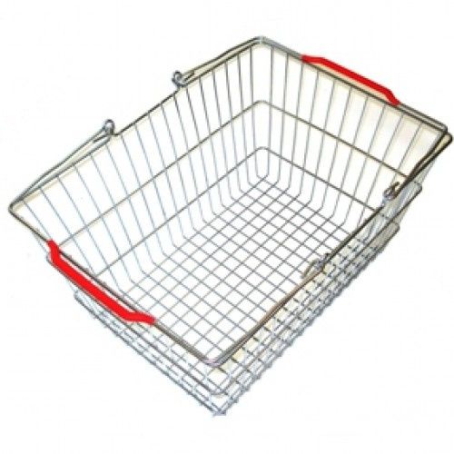 Корзина ручная покупательская металлическая