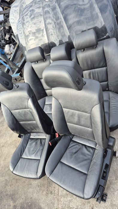 Interior piele negru bmw e60 facelift