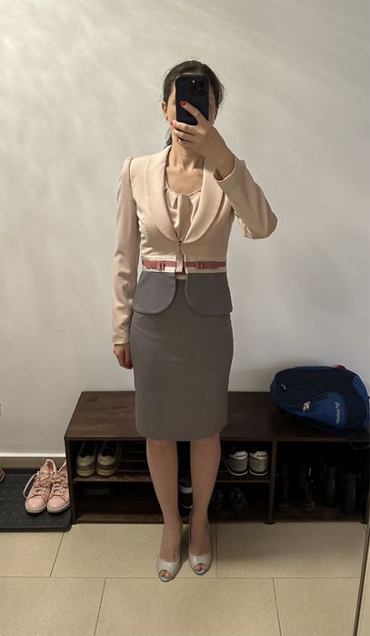 Rochie si sacou Nissa office, cambrate 36/S