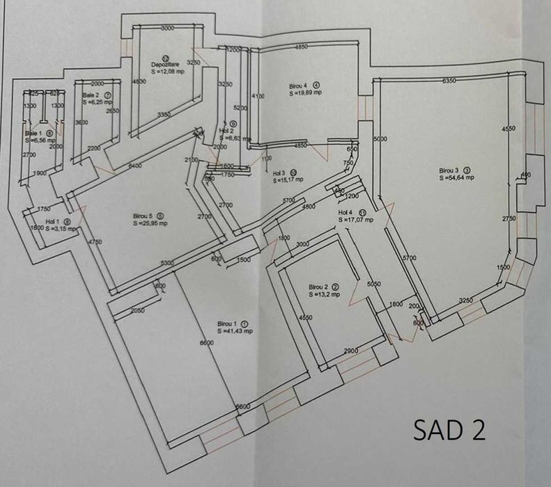 Spatiu central in Palatul Bailor Neptun