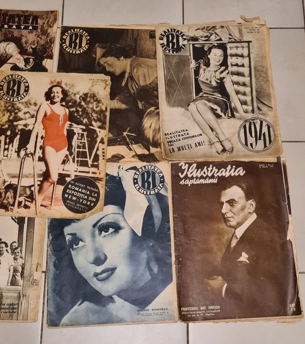Reviste Realitatea Ilustrata Vechi Perioada Interbelica Romanesti Ww2