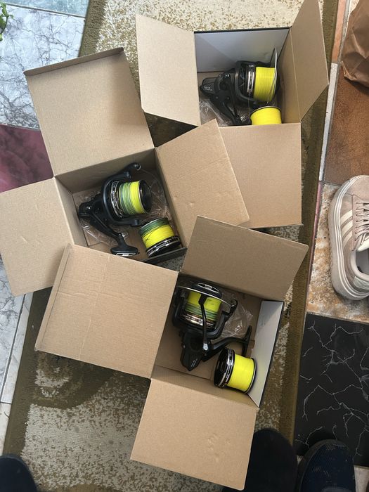 Lansete FL X30 de 3,90 rodpod FL si mulinete FL Strategist 14000