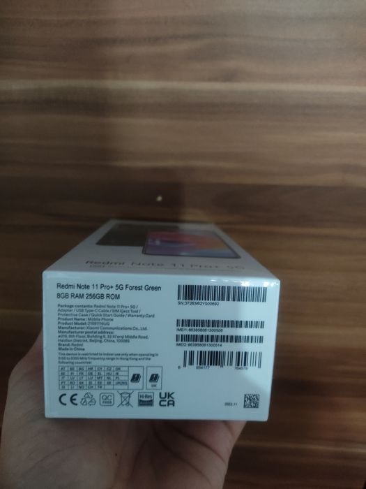 новый запечатанный redmi note 11 pro+ 5g