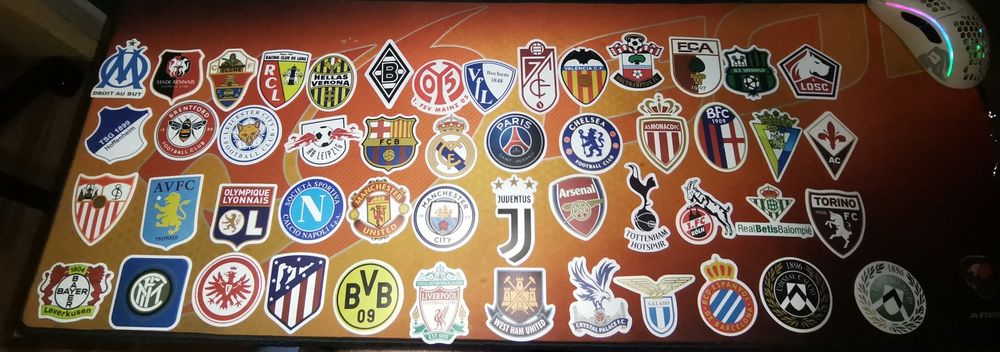 Стикери на футболни отбори