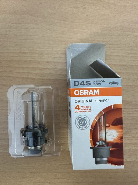 РАЗПРОДАЖБА ксенон крушки за предни фарове Osram D4S (нови и употр.)