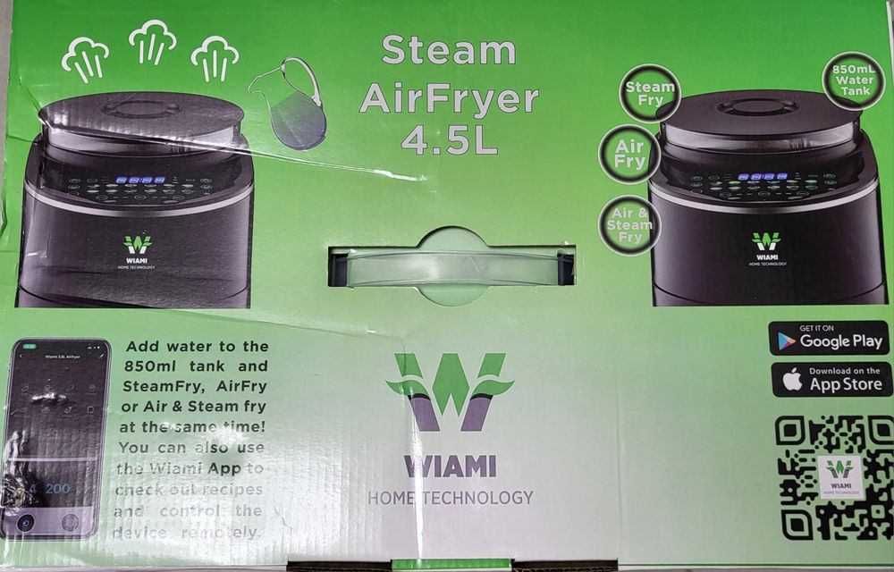 AirFryer 4,5l negru nou