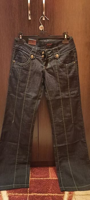 Jeans evazat fete mărimea 25,26,27,28