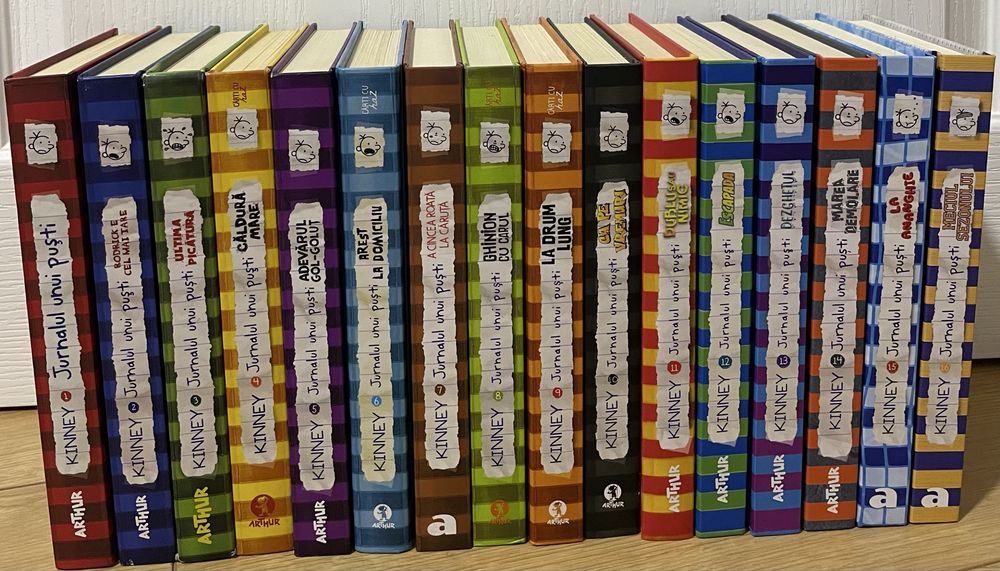 Serie jurnalul unui pusti vol 1-16