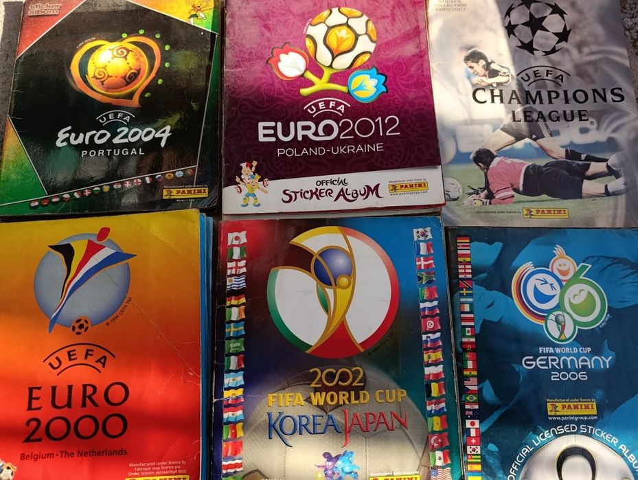 Ретро Колекция  Футболни Албума Panini (4 са 100% пълни!) + Стике