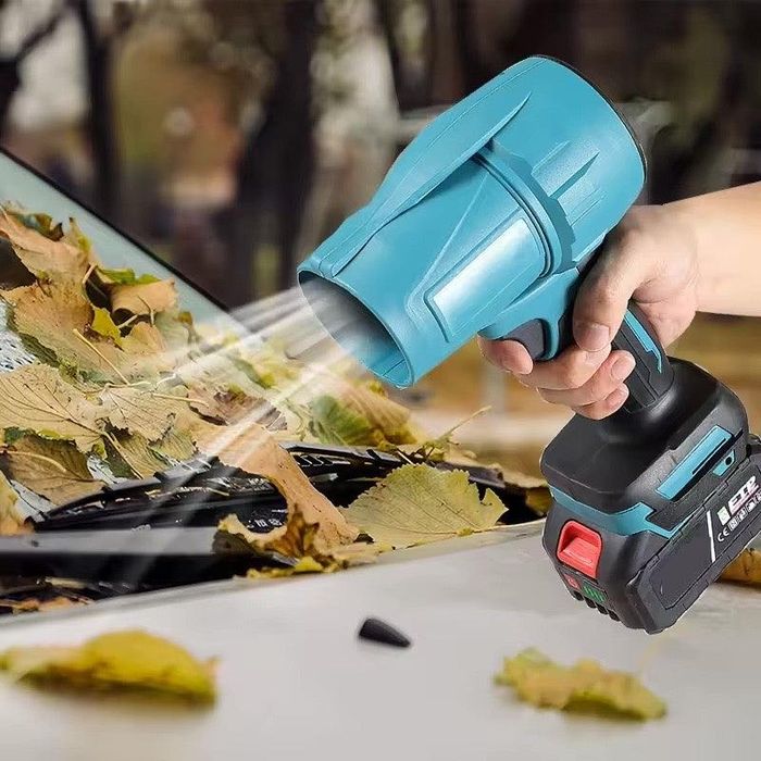 Suflantă Multifuncțională Portabilă 48V, 25.000 RPM, 2 Acumulatori - Zăpadă, Frunze și Uscare Auto