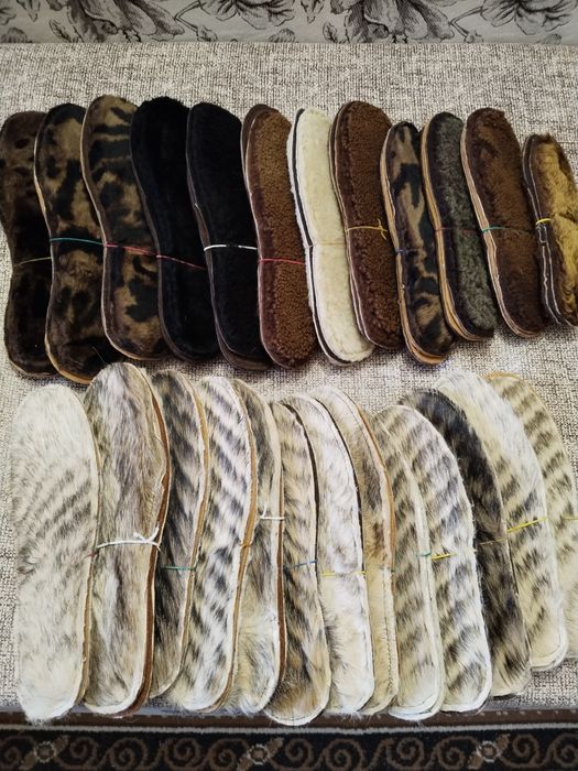 Продам стельки из натурального меха . Размеры с 35 до 50.