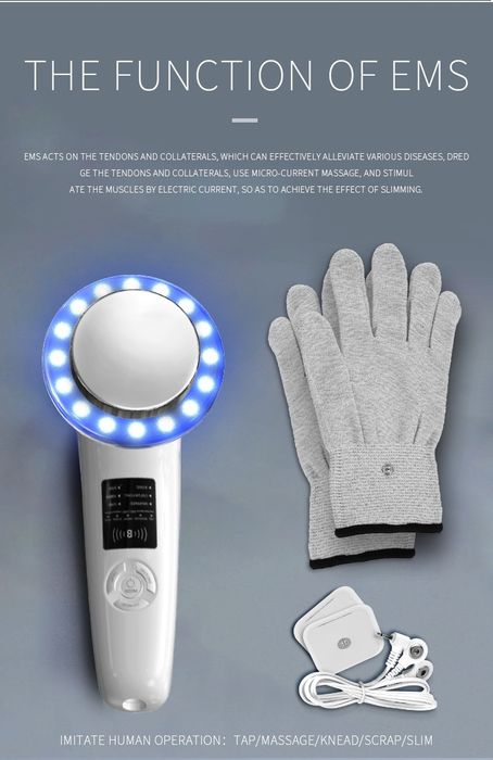 6 в 1 EMS масажор за кавитация за отслабване и целулит, ултразвук