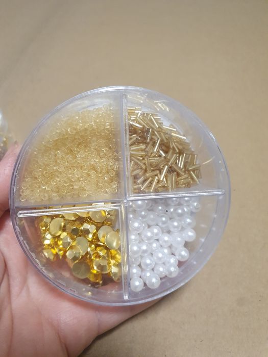 Комплект мъниста с пайети за бижута и декорации, Hobby Flora