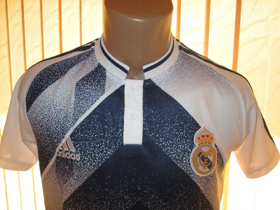 Мъжки тениски с яка Nike/Adidas Barcelona/Real M. - тип Lacoste