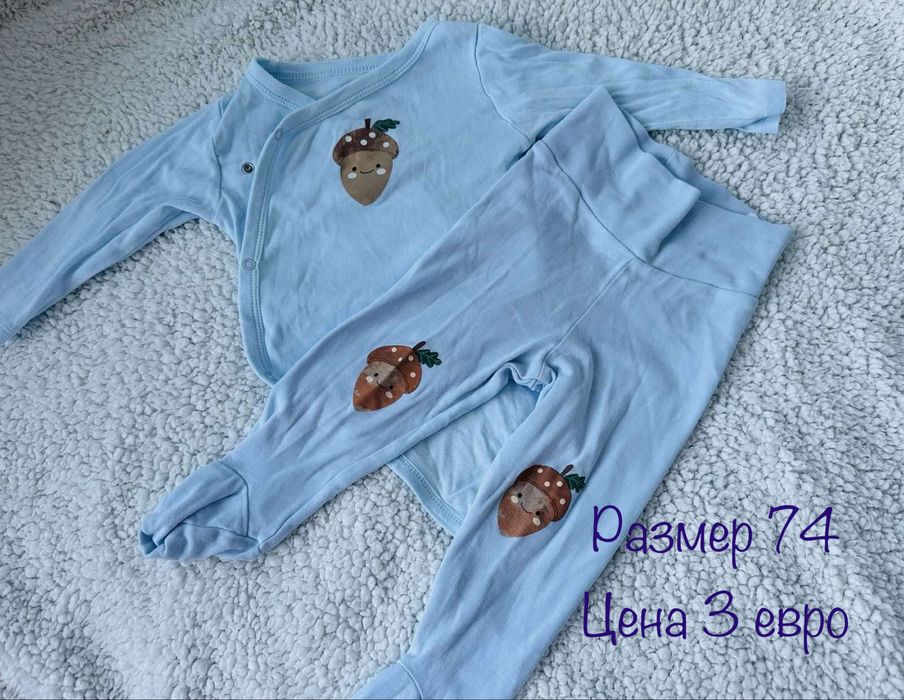 Продавам лот или по отделно много запазени дрешки размер 74 Benetton, H&M и други